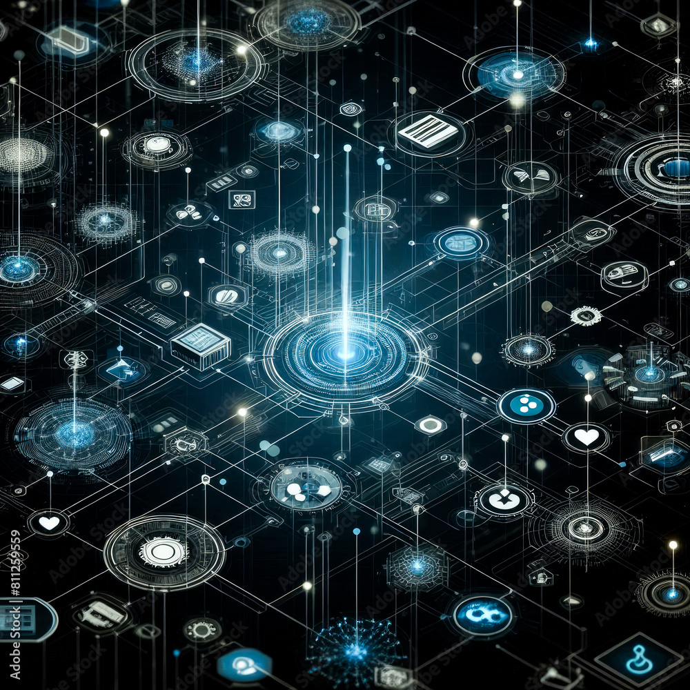 Internet technology. Global network connection concept. network connection background Internet technology. Global network connection concept. network connection background