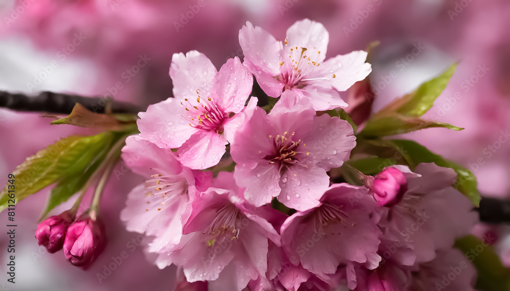 Fototapeta premium Sakura cherry blossom - japanese flowers