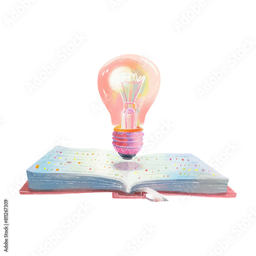 book with lighbulb white background (9)