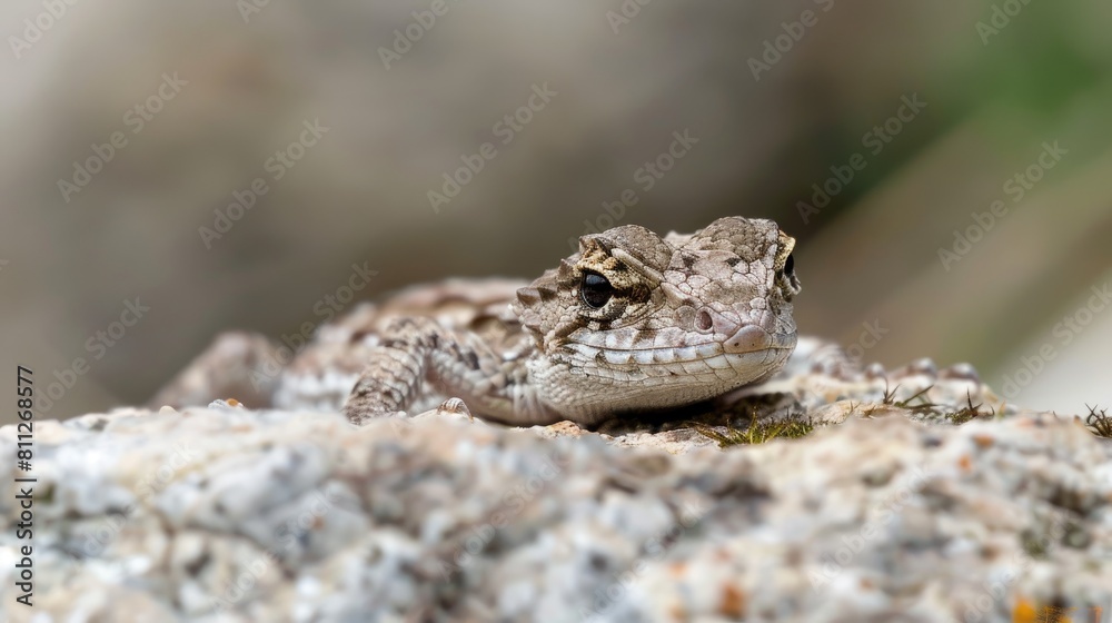 Small reptile that camouflages easily Small reptile that camouflages easily