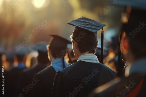 Group of People Wearing Graduation Caps and Gowns