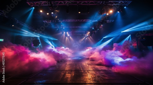Stage Filled With Smoke © olegganko
