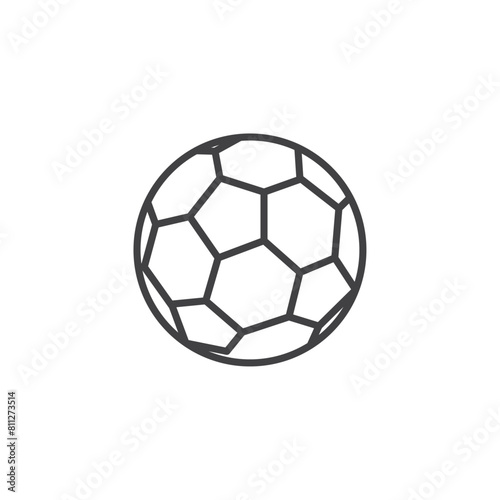 Soccer Icon Suite. Football Vector Design. Classic Soccer Ball Symbol.