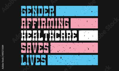 Transgender Pride Vector T-shirt Design