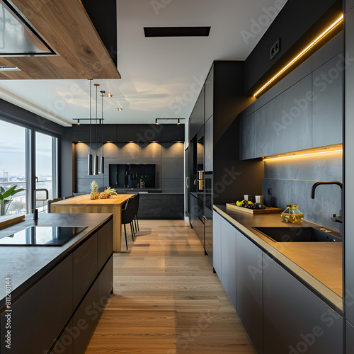 modern kitchen interior