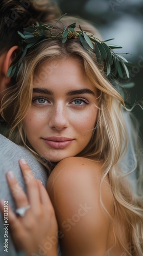 Woman With Blonde Hair and Ring on Finger