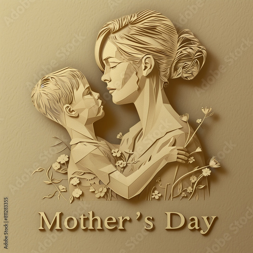 A beautiful papercut artwor...