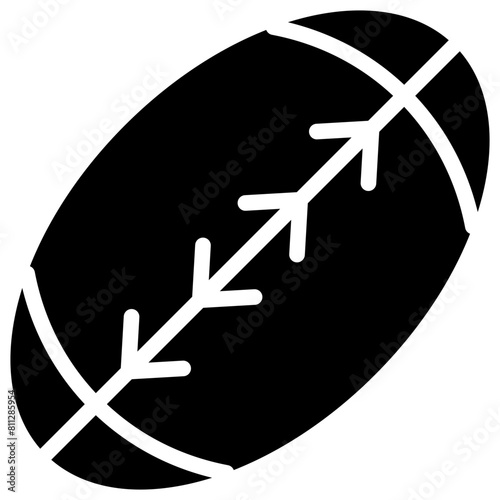 rugby solid icon