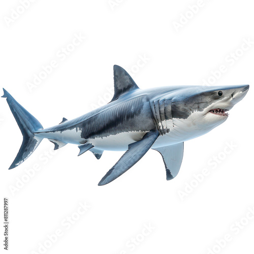 shark isolated on transparent background