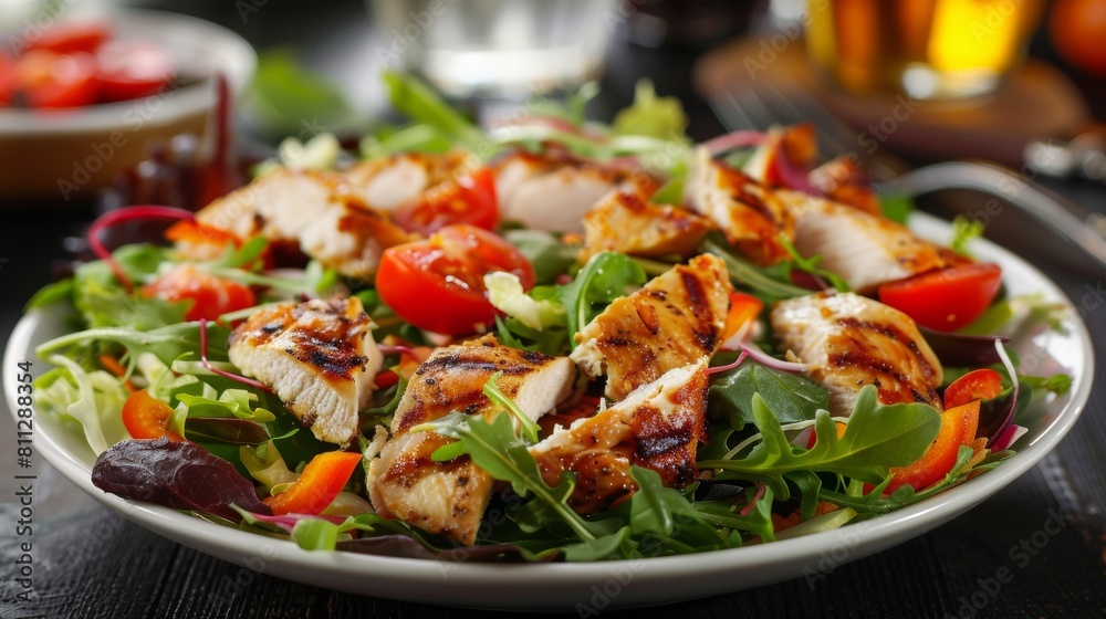 American cuisine. Chicken salad. American cuisine. Chicken salad.