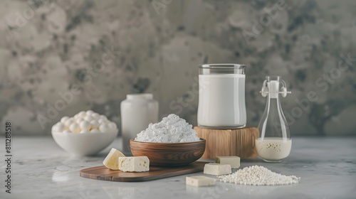 Yogurt and milk product ingredients that can preserve food for a long time.