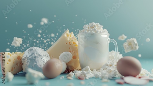 Yogurt and milk product ingredients that can preserve food for a long time.