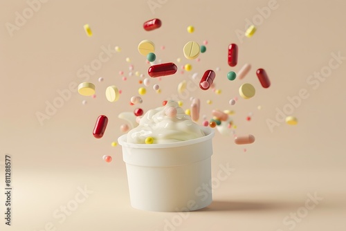 Yogurt and milk product ingredients that can preserve food for a long time.