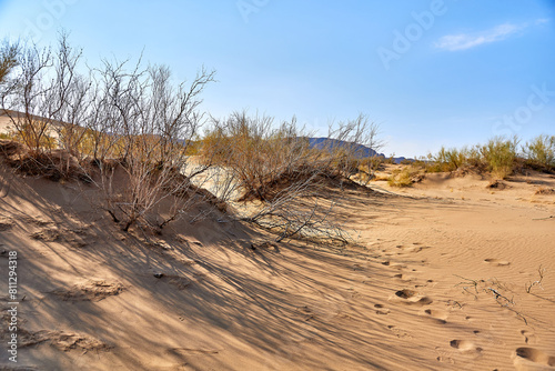 Singing dune in Altyn Emel National Park  Kazakhstan