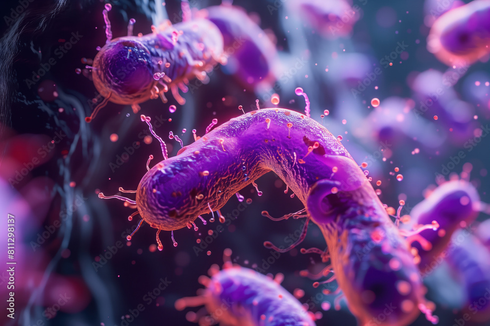 Gems, Bacteria and Viruses Under Microscope, Generative AI Gems, Bacteria and Viruses Under Microscope, Generative AI