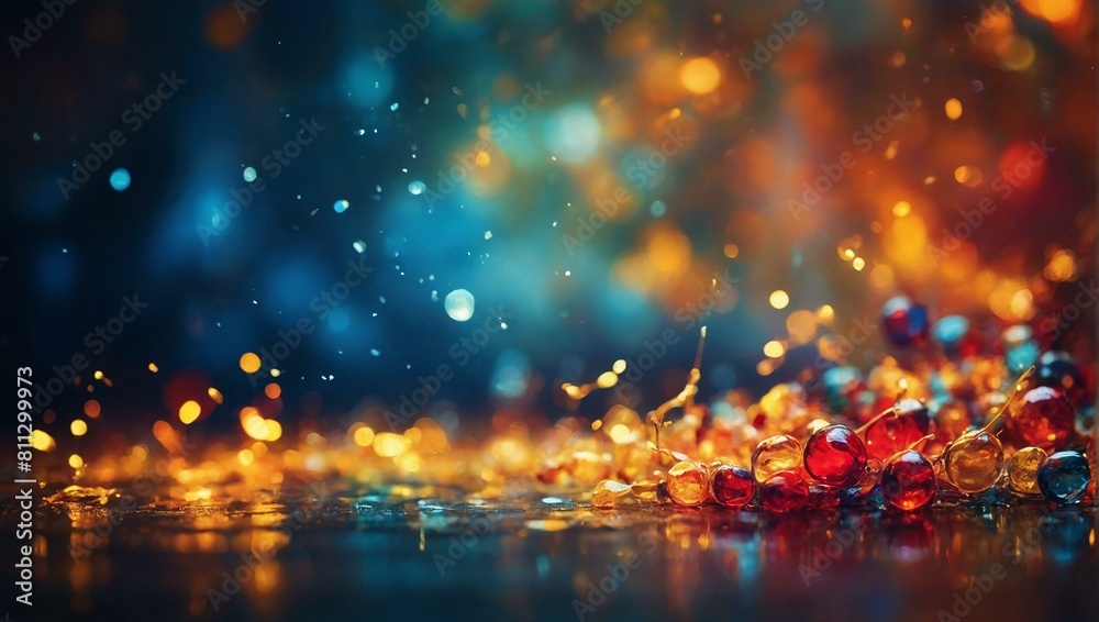 Colorful abstract background with vibrant glass beads Colorful abstract background with vibrant glass beads