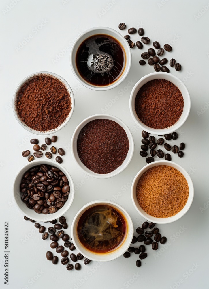 Plate With Coffee Bowls Varieties Plate With Coffee Bowls Varieties