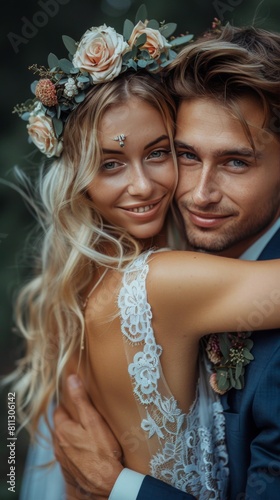 Man and Woman Hugging Each Other
