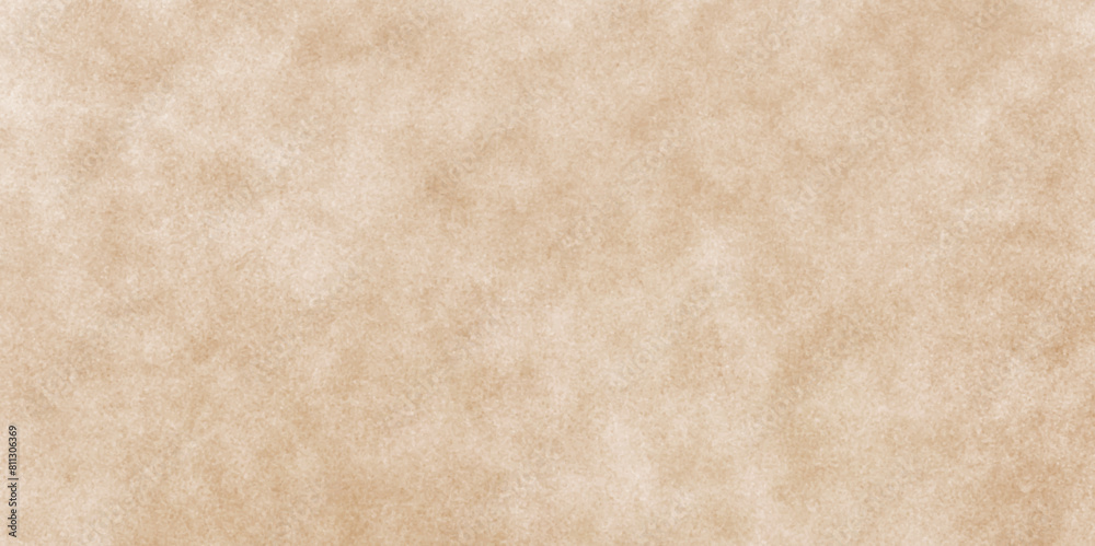 Fototapeta premium Abstract light brown grunge velvety texture with brown color old concrete wall texture background. Modern design with grunge and marbled cloudy design. Brown paper texture old parchment paper.