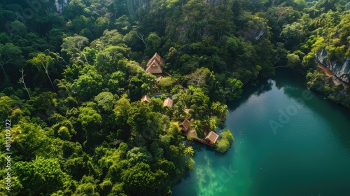 Experience the breathtaking 360 degree aerial vista of the lush Green Forest in Thailand a sight that truly embodies the importance of preserving our planet Let s champion the cause of Eart