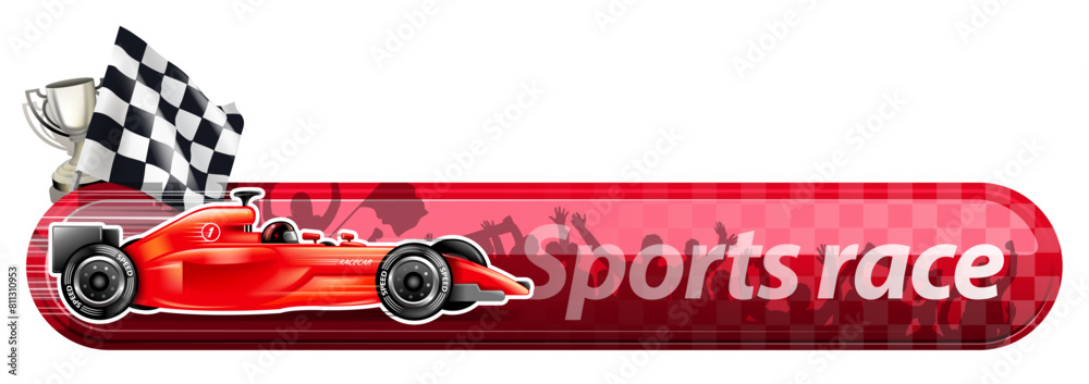 Naklejka premium final list