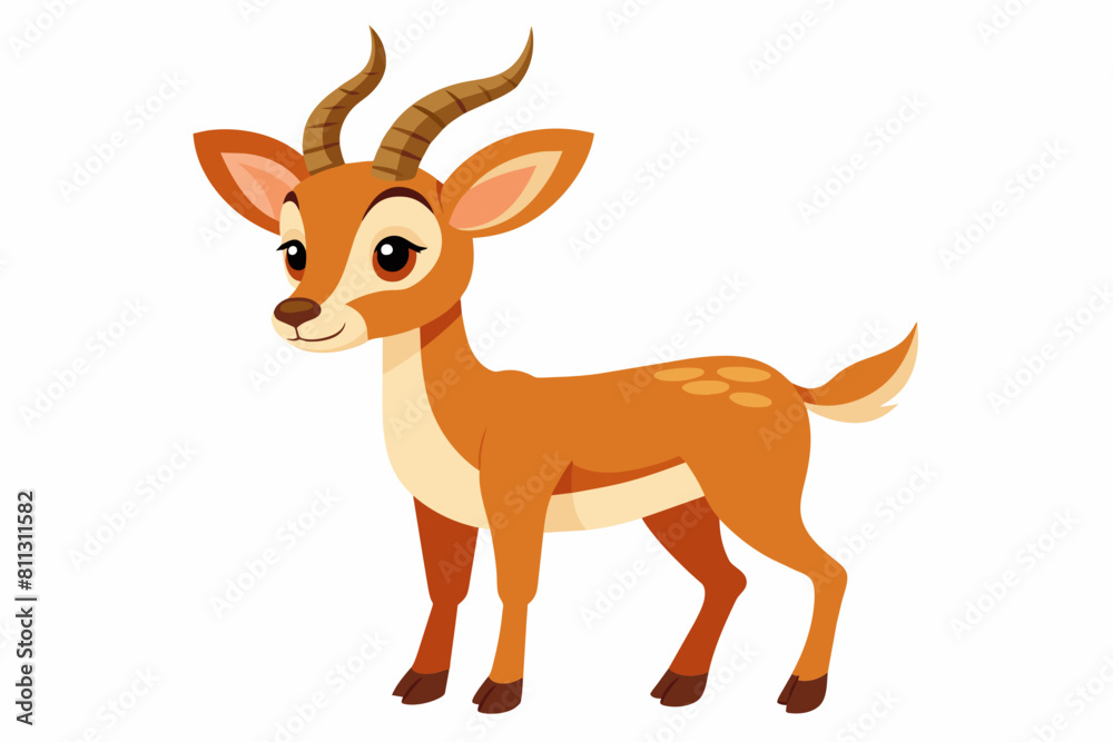 deer cartoon vector illustration deer cartoon vector illustration