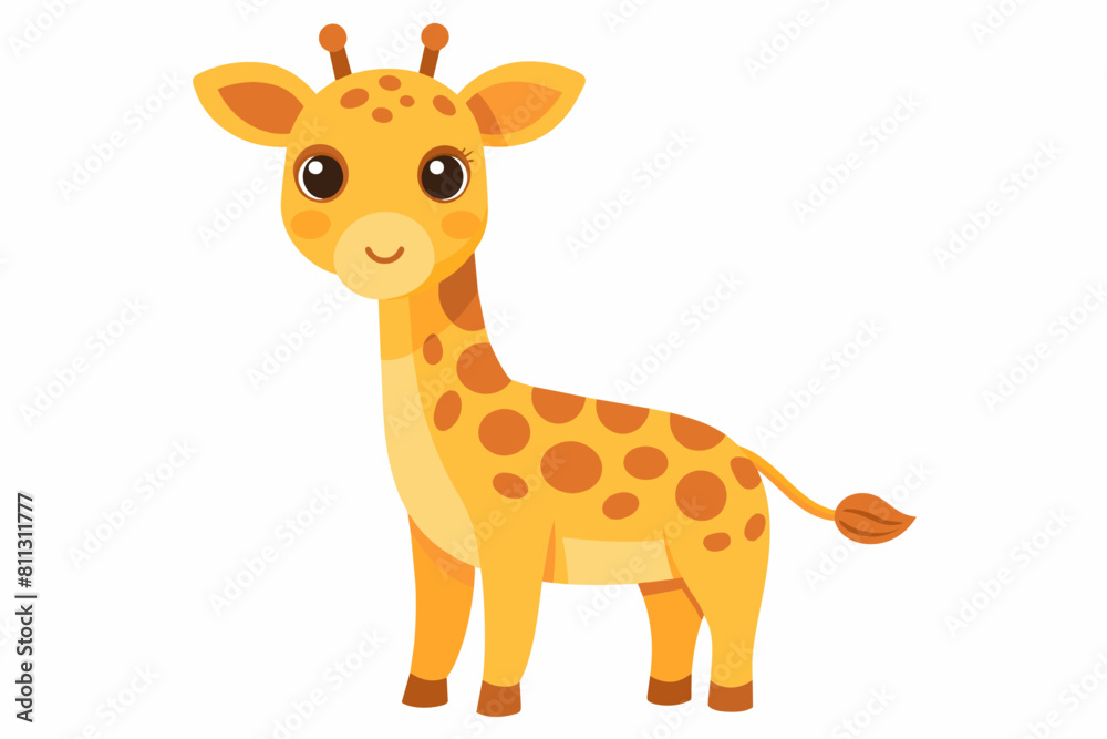 giraffe cartoon vector illustration giraffe cartoon vector illustration