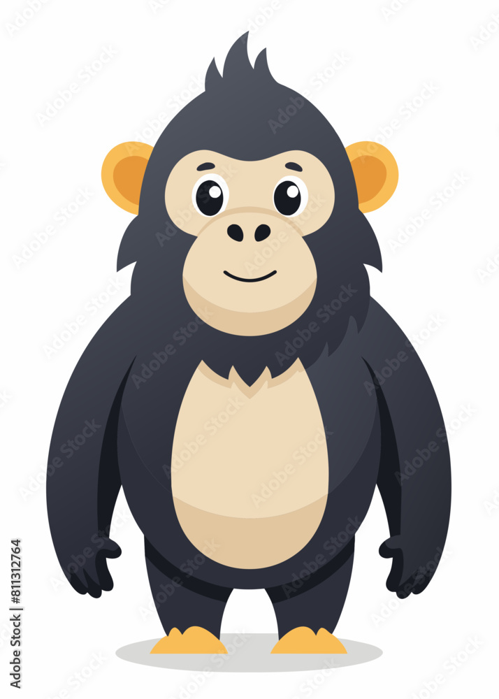 gorilla cartoon vector illustration gorilla cartoon vector illustration