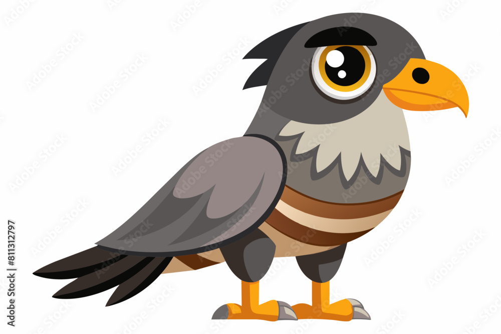goshawk cartoon vector illustration goshawk cartoon vector illustration