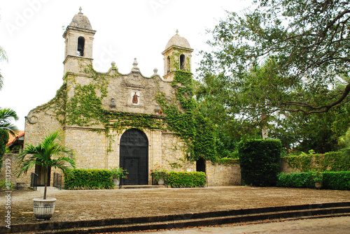 The Plymouth Congregational Church in coral Gables Florida is religious building built from coral