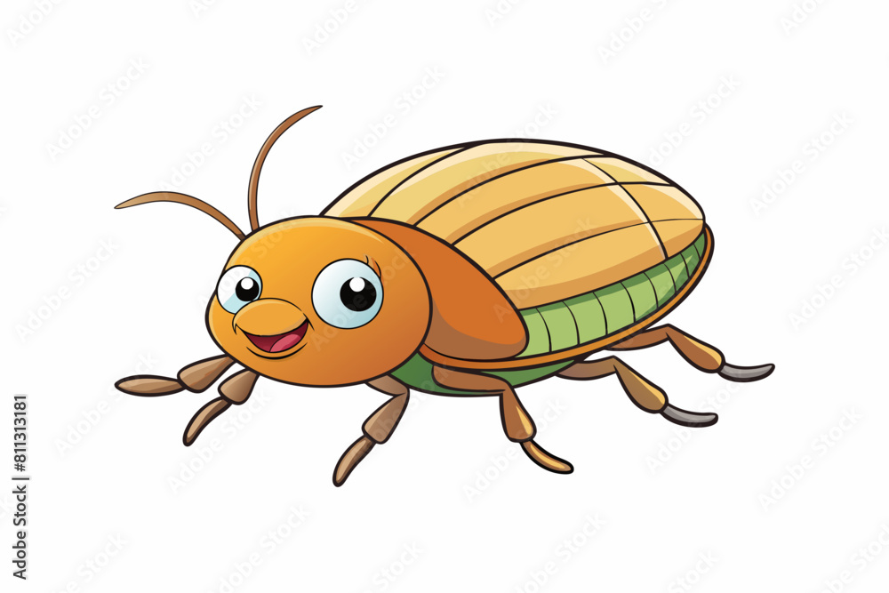 diving beetle cartoon vector illustration diving beetle cartoon vector illustration