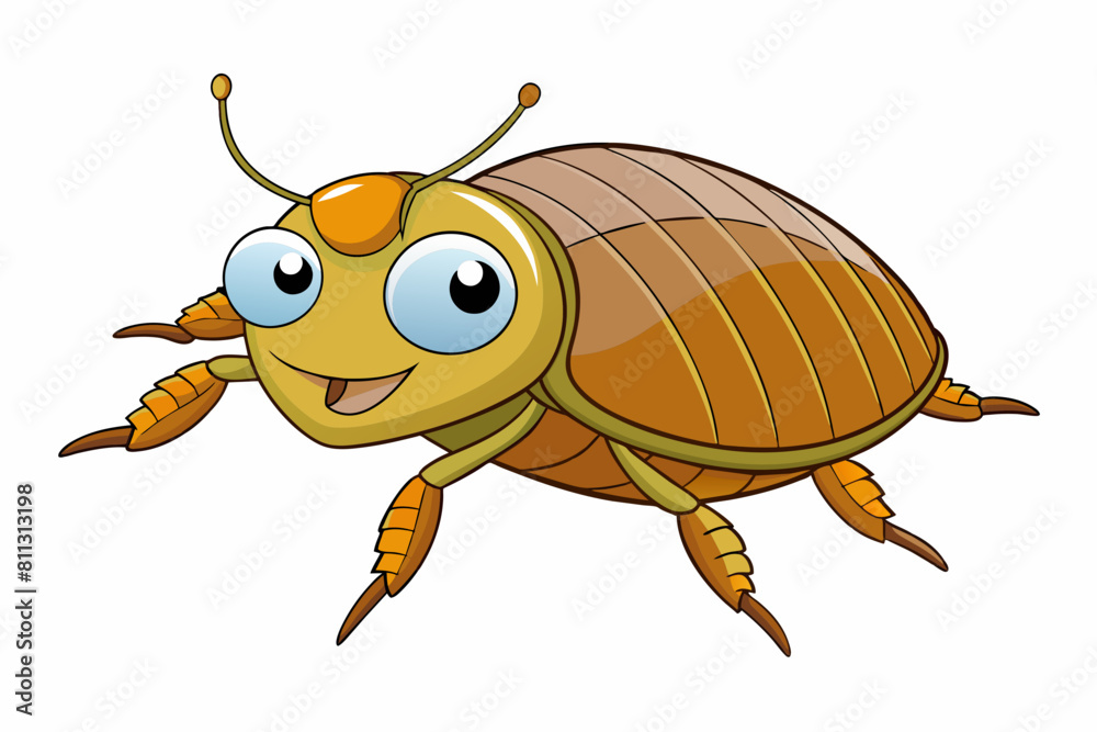diving beetle cartoon vector illustration diving beetle cartoon vector illustration