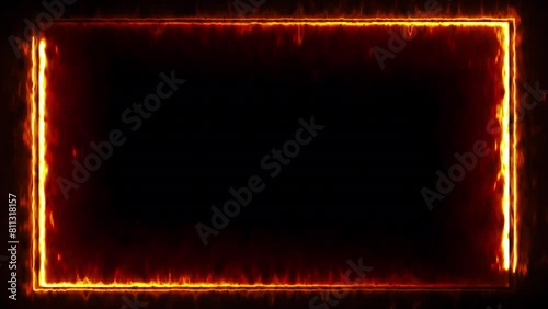 Facecam display overlay for gaming streaming , Animated glow banner for live streaming.  photo