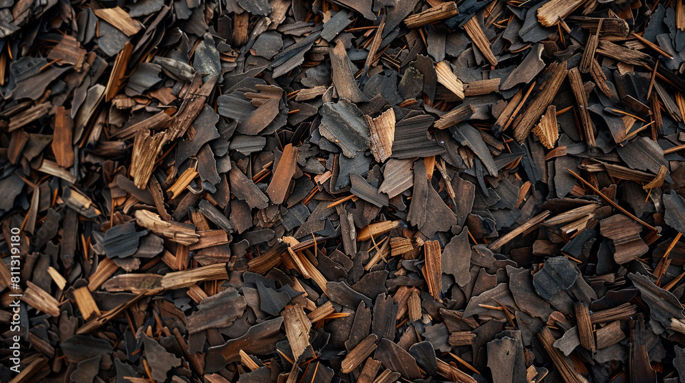 from above decorative wood bark used in gardens and childrens play areas from above decorative wood bark used in gardens and childrens play areas