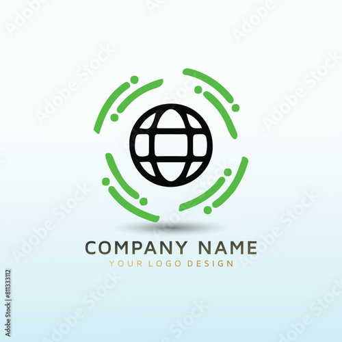 Design Concept Corporation better world logo design