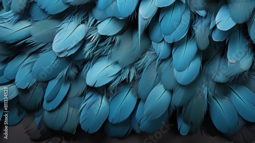 Blue Feathers Cluster