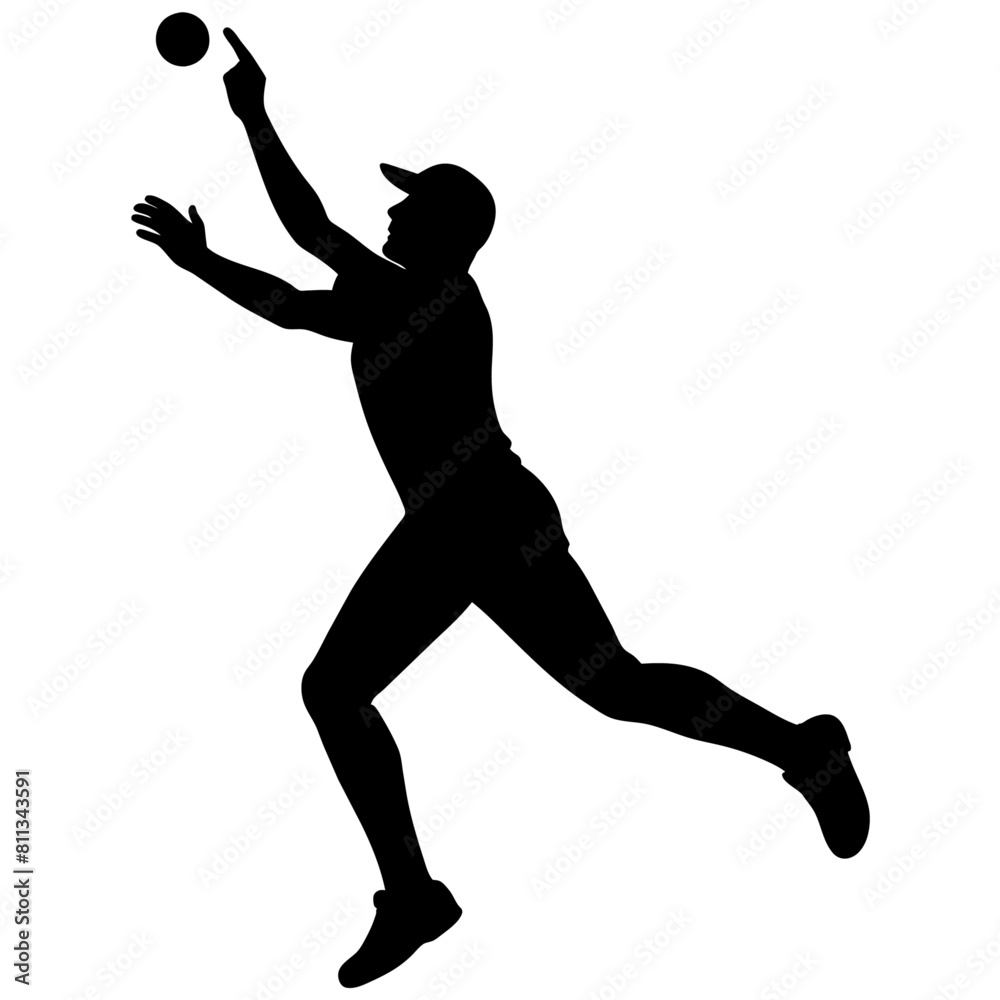 A cricket player pose vector silhouette, white background (20) A cricket player pose vector silhouette, white background (20)
