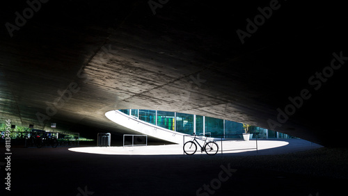 Cuadro en lienzo Rolex Center in Lausanne, Switzerland