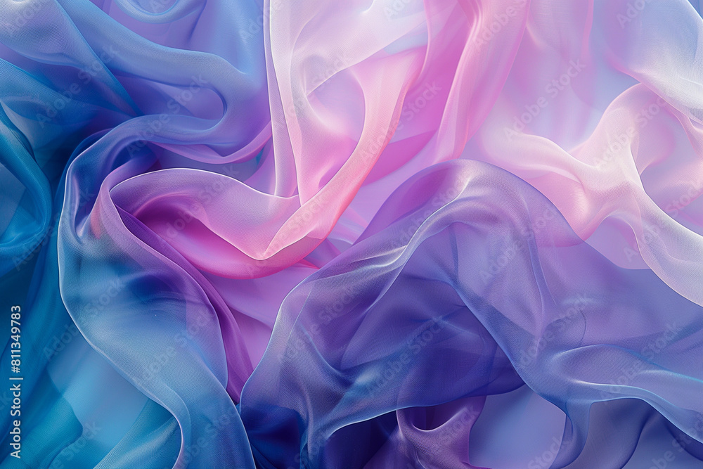 Obraz premium silk fabric waves