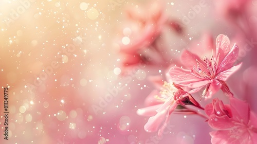 Encouraging words on a gently textured pastel pink background with subtle sparkles