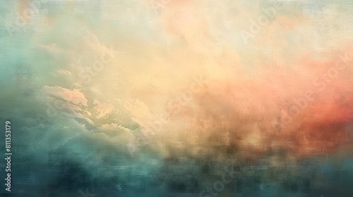 Scripted quote over a textured pastel gradient sky background, high-definition clarity