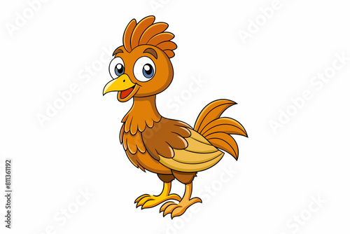 grouse cartoon vector illustration