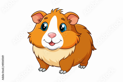 hamster cartoon vector illustration
