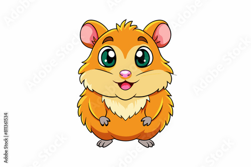 hamster cartoon vector illustration