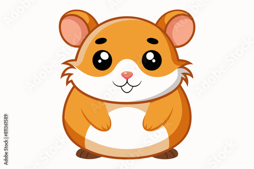 hamster cartoon vector illustration