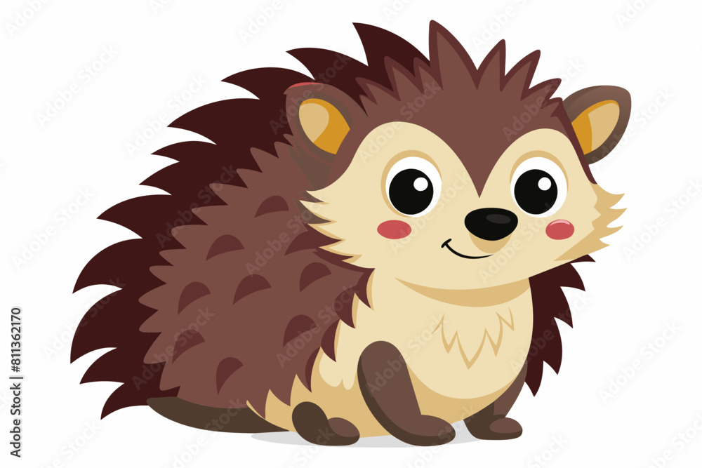 hedgehog cartoon vector illustration hedgehog cartoon vector illustration