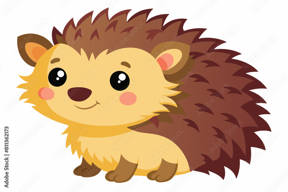 hedgehog cartoon vector illustration hedgehog cartoon vector illustration