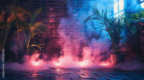 Brick Wall Emitting Smoke © ArtCookStudio