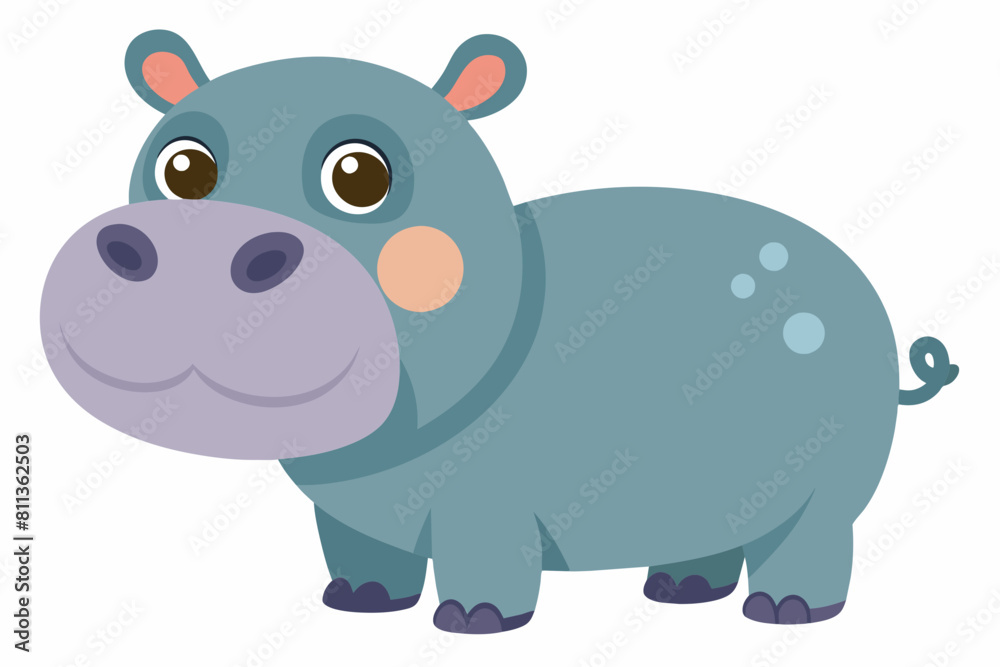 hippopotamus cartoon vector illustration hippopotamus cartoon vector illustration