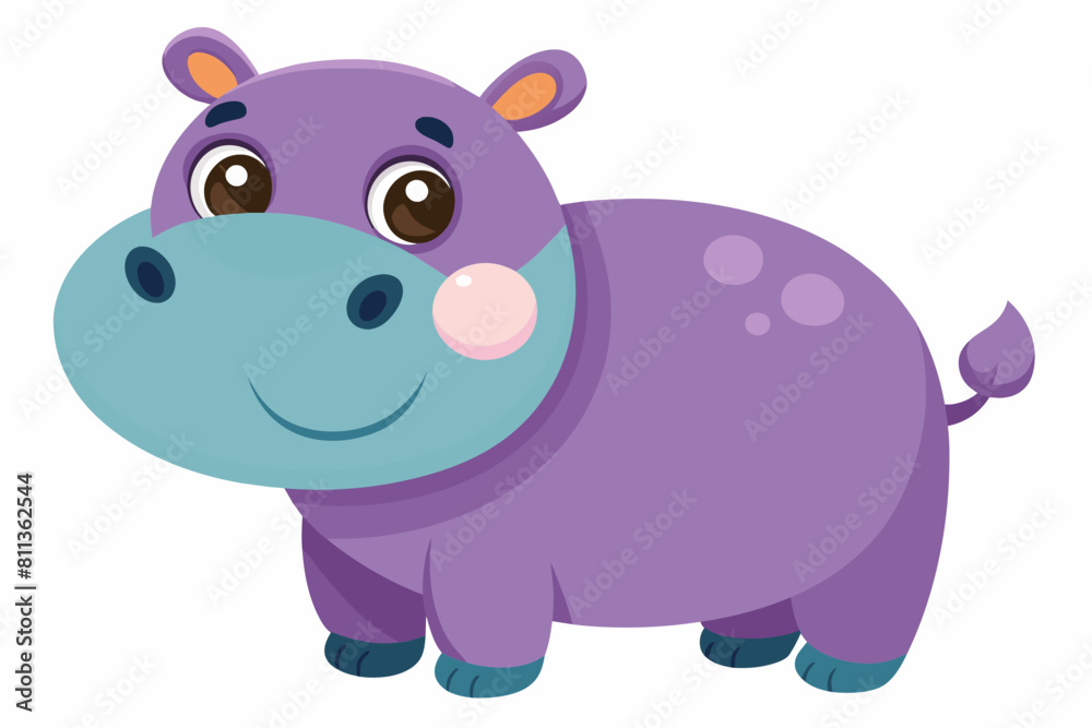 hippopotamus cartoon vector illustration hippopotamus cartoon vector illustration